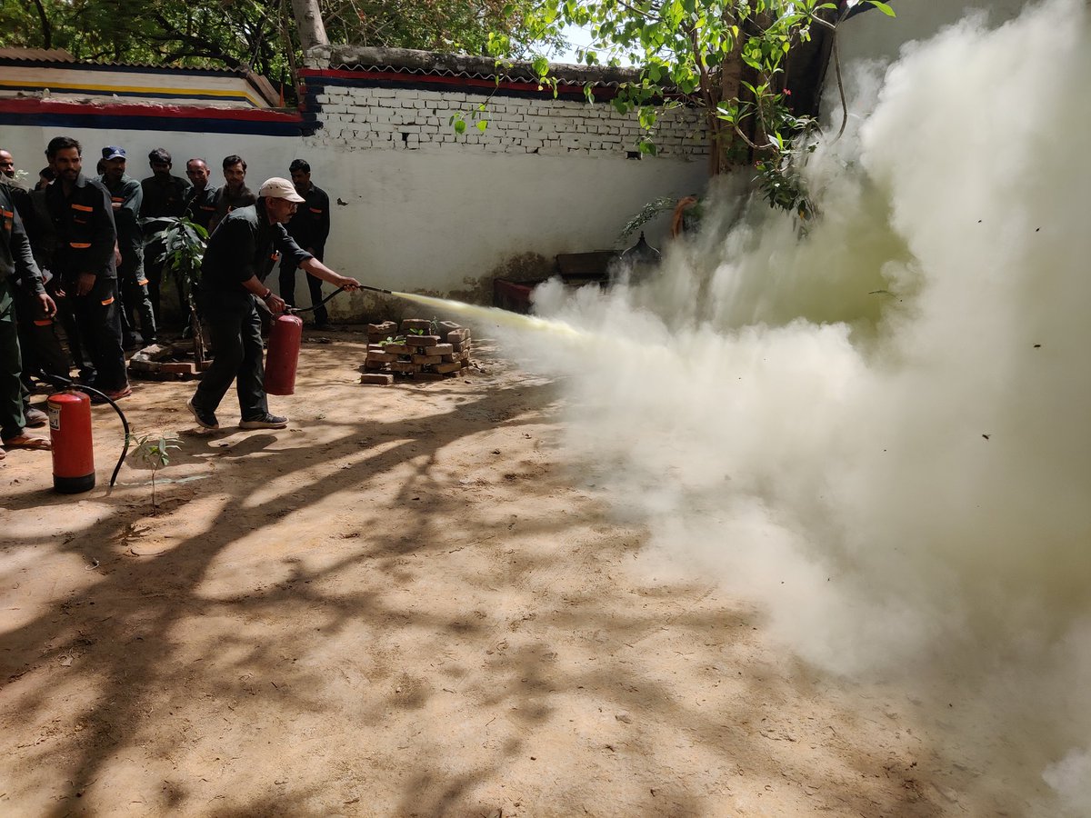 Indane Gas is celebrating Fire safety week* 
Training program for Delivery boys , godown keepers of LPG distributorships on "Operation and Handling of  Fire fighting equipments 
<a href="/IndianOilcl/">Indian Oil Corp Ltd</a>