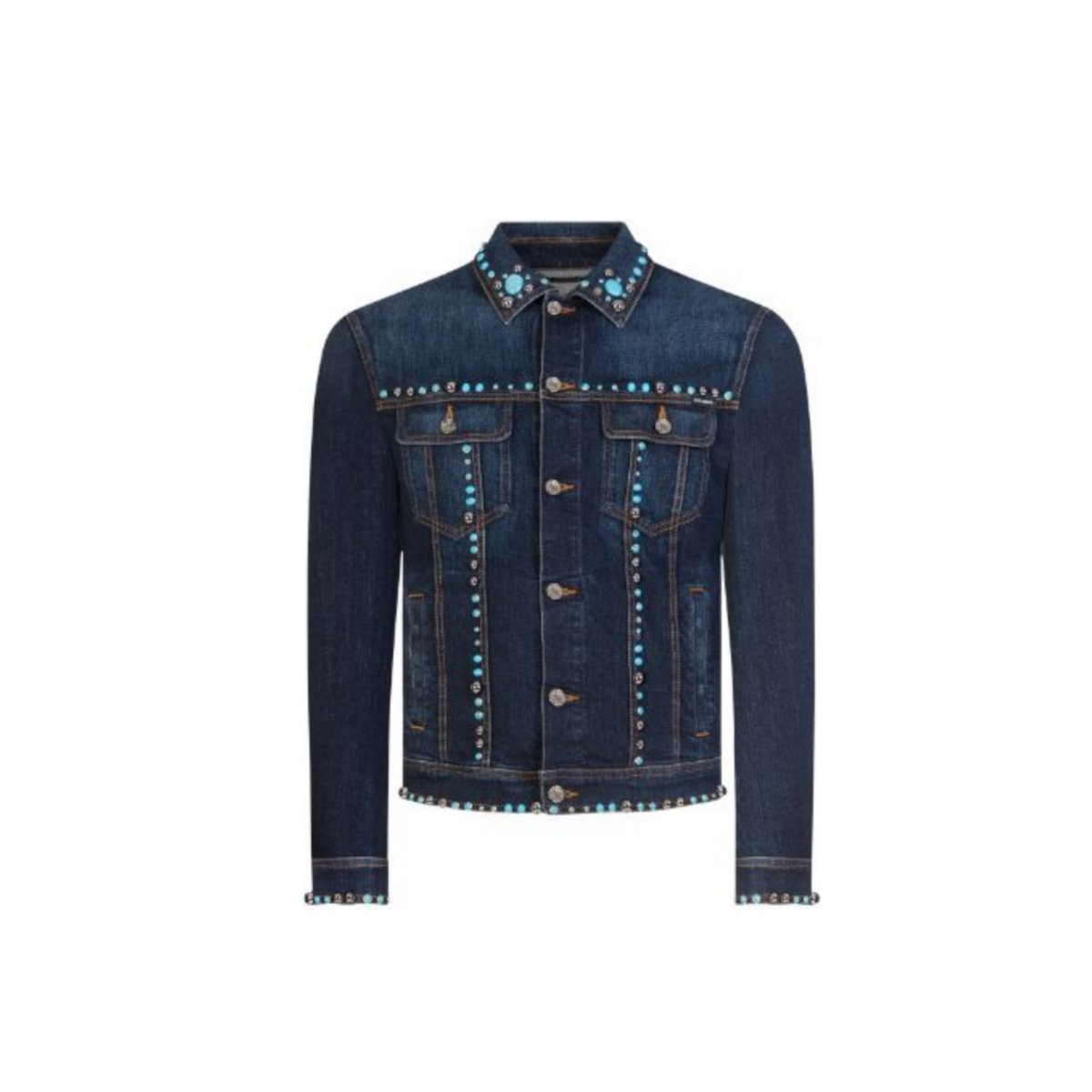 240420 Coachella Hongjoong wore Dolce & Gabbana Stud-embellished Denim Jacket In Blue Price: $3445 #ATEEZ #에이티즈 #HONGJOONG #홍중 #Hongjoong_closet