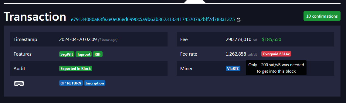 🎉 The transaction that propelled us to #3 for DOG! Huge thanks to the amazing community and @LeonidasNFT for making this possible! #Runestone reigns as THE TOP DOG! Let's keep pushing forward! LFG! 🚀🐕