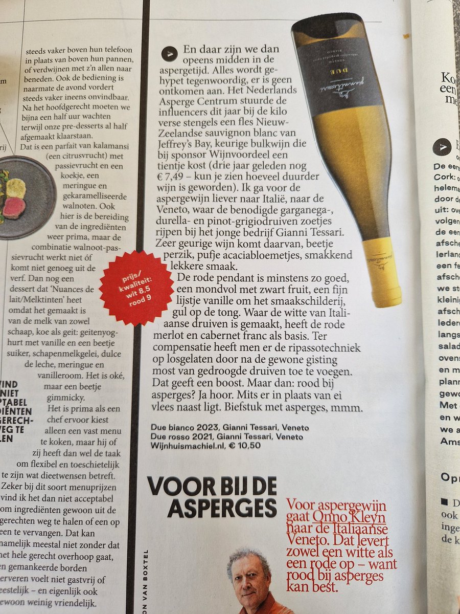 Mooie start van de dag met een prachtige recensie in De Volkskrant.