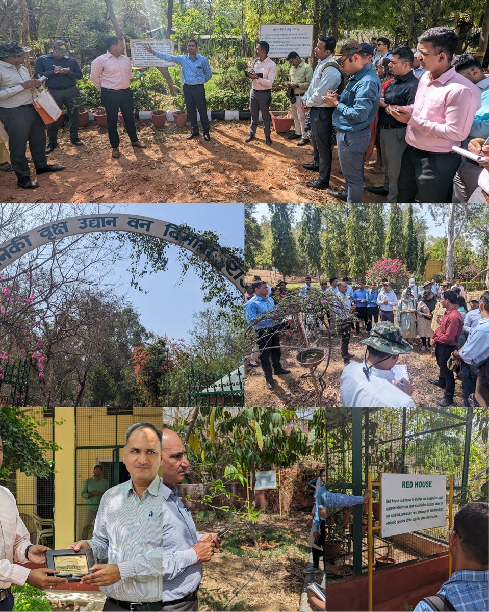 casfosddn's tweet photo. WIT-D4: OTs of 36th SFS-IC embarked a visit to World Forestry Arboretum, Jaipur. Later interacted with Sh A. Tomar (IFS), PCCF (WP), and other senior forest officials at Aranya Bhawan. Also visited Nahargarh BP and Rescue Centre during afternoon, and have gone for Lion Safari. https://t.co/XnO4zxfibq