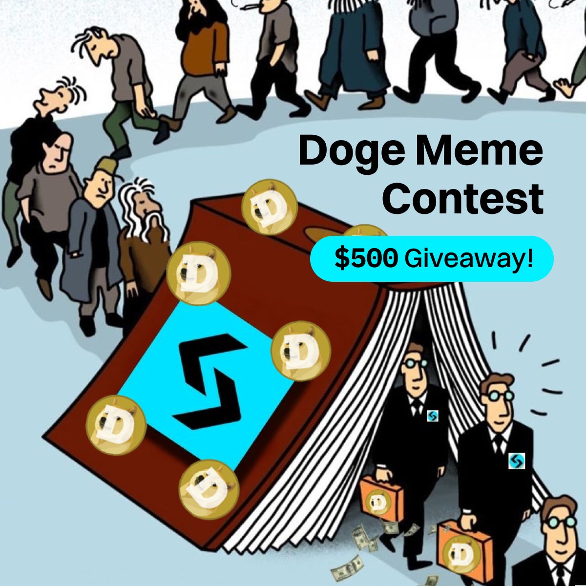 Join our #Dogeday meme contest and win $500 giveaway! 🐶💰 ✅ Create a meme with #Doge and #Bitget vibes ✅ Post it with #BitgetDogeday ✅ Follow @bitgetglobal & repost 🚀 10 winners will win $50 worth of $DOGE each!
