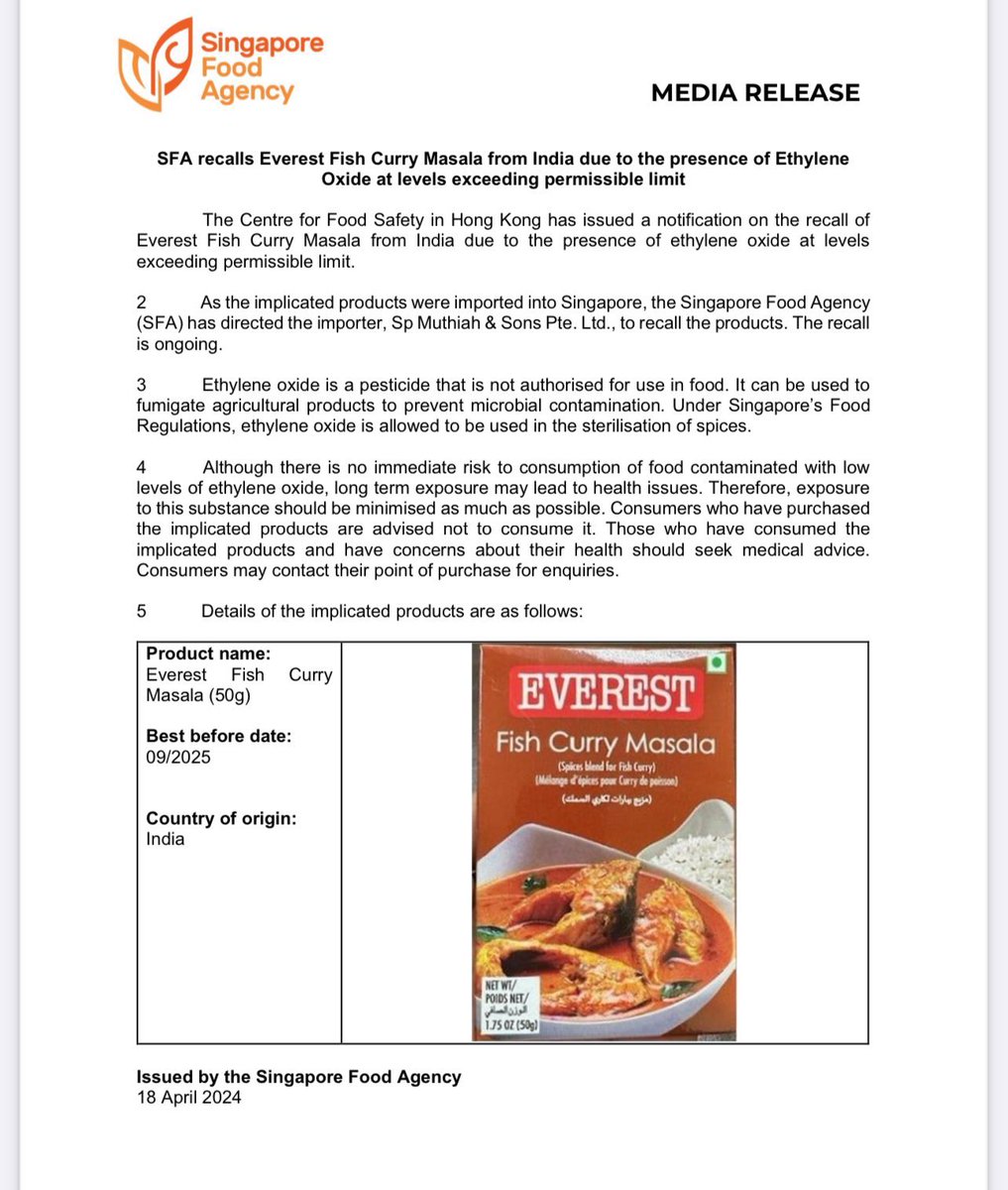 I think @foodpharmer2 should set up an independent food testing lab. This is monetizable as well. Very hard to trust FSSAI when products fail abroad. If even Everest has carcinogens, whom do we even trust? With social media, big companies can be forced to change their ways.