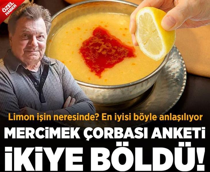 milliyet's tweet photo. #MİLLİYETÖZEL - ✍ @SenolFazilet 

📰 Mercimek çorbası anketi ikiye böldü: Limon işin neresinde? En iyisi böyle anlaşılıyor

https://t.co/w7X5rmQlQ7 https://t.co/OAeTtVKTDW