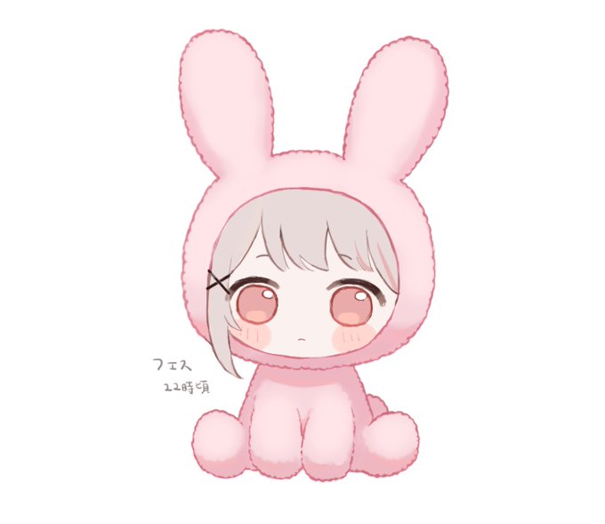 「rabbit costume」のTwitter画像/イラスト(新着)