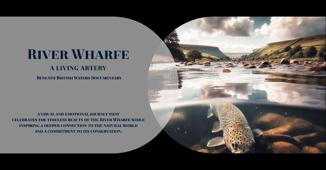 At @Hudd_Lit_Fest today, 4pm. You can watch 'RIVER WHARFE A Living Artey'. See, why not only the Wharfe but all rivers are so important. The freshwater world needs a voice, and this visual journey underwater along the entire river does that. #freshwaterfish #nature #rivers