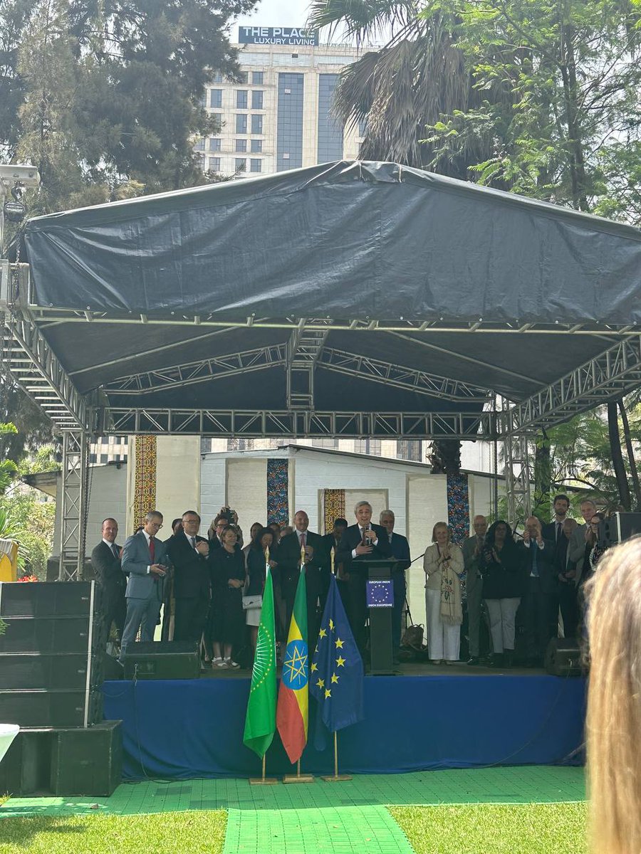 EUtoAU's tweet photo. #Europeday2024 in #AddisAbaba was a true celebration of partnerships with #TeamEurope generous presence, the @_AfricanUnion and #Ethiopian government dignatories, friends and family.
Thank you all for coming and made the #Schumanday memorable. @EUinEthiopia #Euoropeday #AUEU https://t.co/PbPnf5if6O