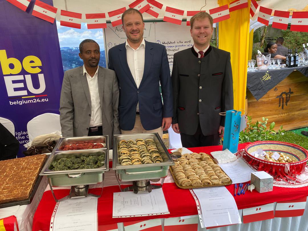 EUtoAU's tweet photo. #Europeday2024 in #AddisAbaba was a true celebration of partnerships with #TeamEurope generous presence, the @_AfricanUnion and #Ethiopian government dignatories, friends and family.
Thank you all for coming and made the #Schumanday memorable. @EUinEthiopia #Euoropeday #AUEU https://t.co/PbPnf5if6O