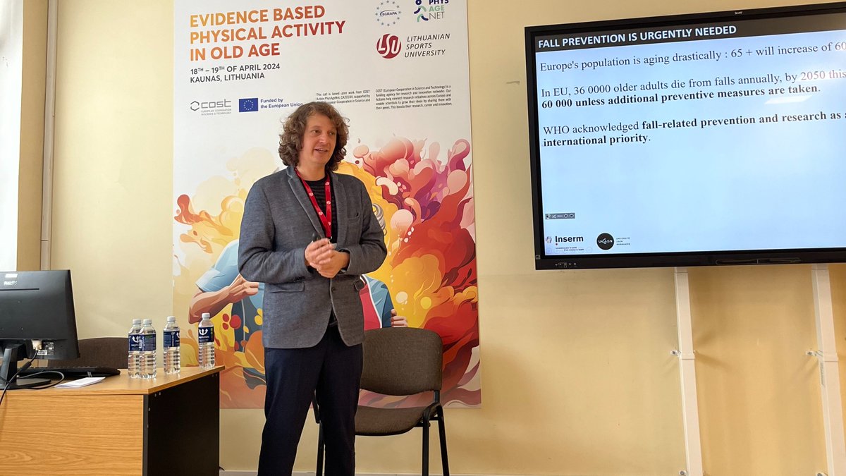 Interacting with researchers at the 2024 Conference of The European Group for Research on Aging and Physical Activity #EGRAPA was truly enlightening. Grateful to the 🇪🇺COST @physagenet  for the chance to share my work on muscle / cognitive training and fall prevention 💪🧠