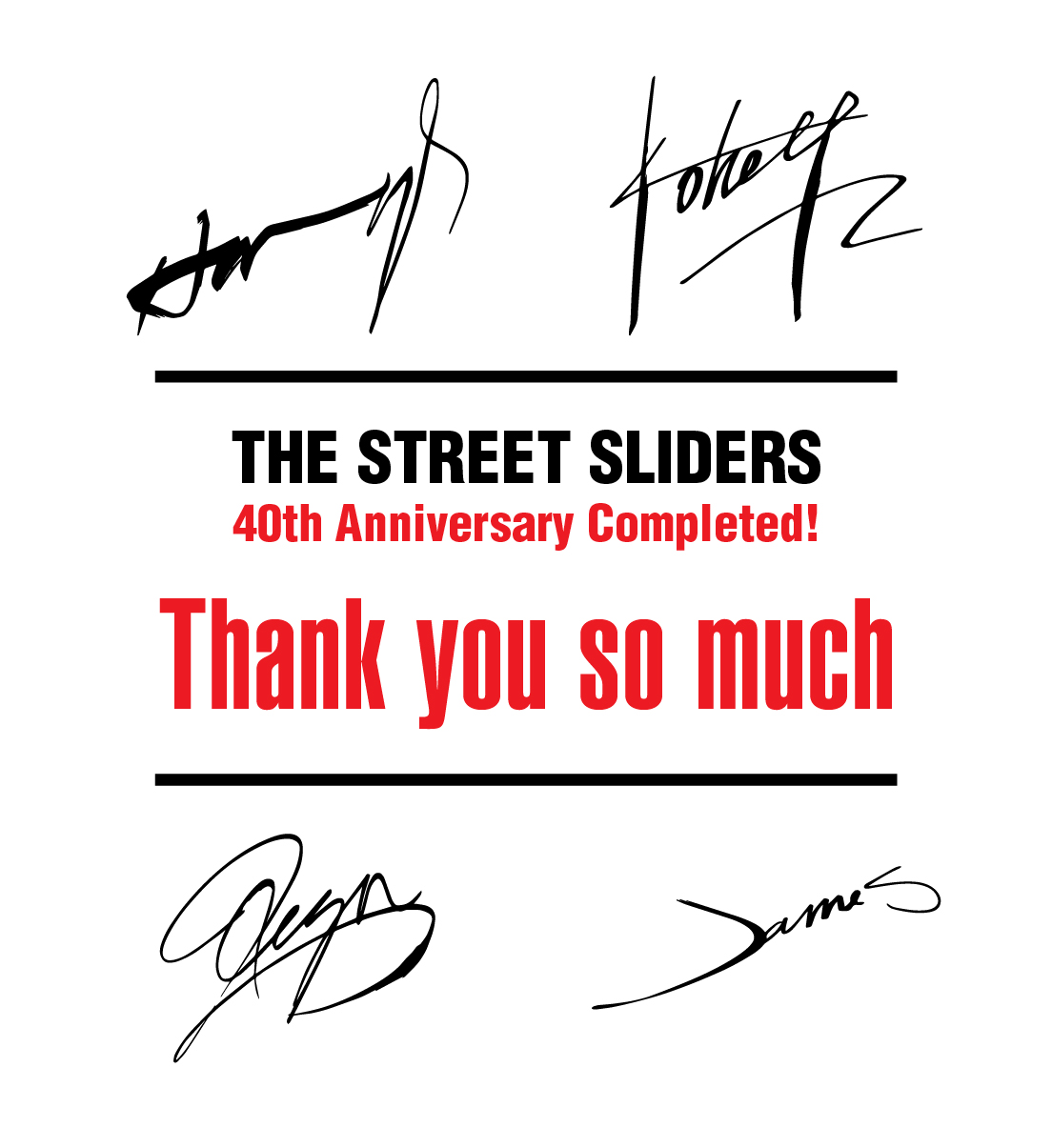 【新品】 The Street Sliders 40th Anniversary The Street Sliders”デビュー40周年プロダクツリリース第5弾は