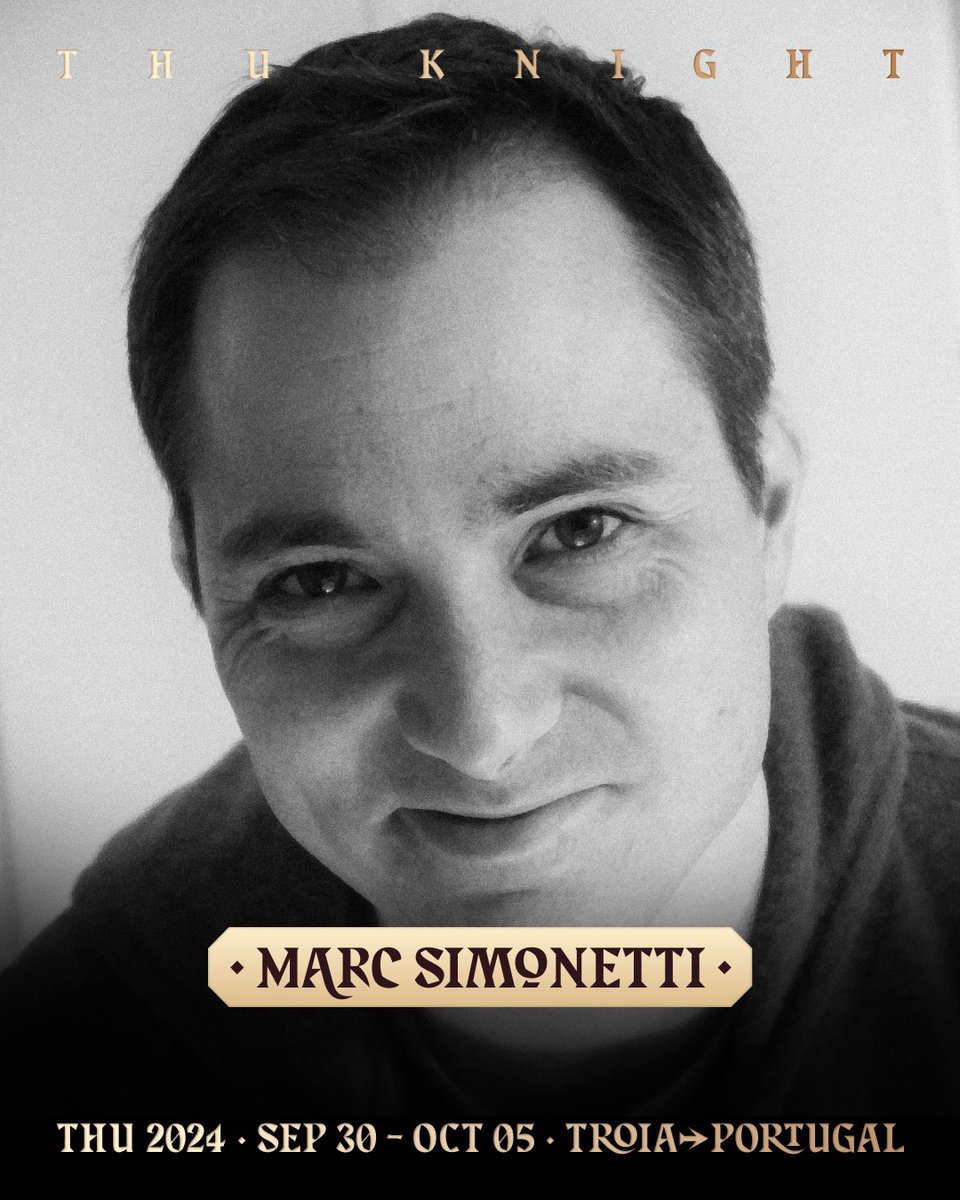 I am proud to share that I'll be once again a Knight at THU Main Event 2024 in Tróia, Portugal! 
It's a 6-day event designed to be a transformative experience filled with innovation, genuine connections, and a creative mindset. It's the perfect place to take some time for