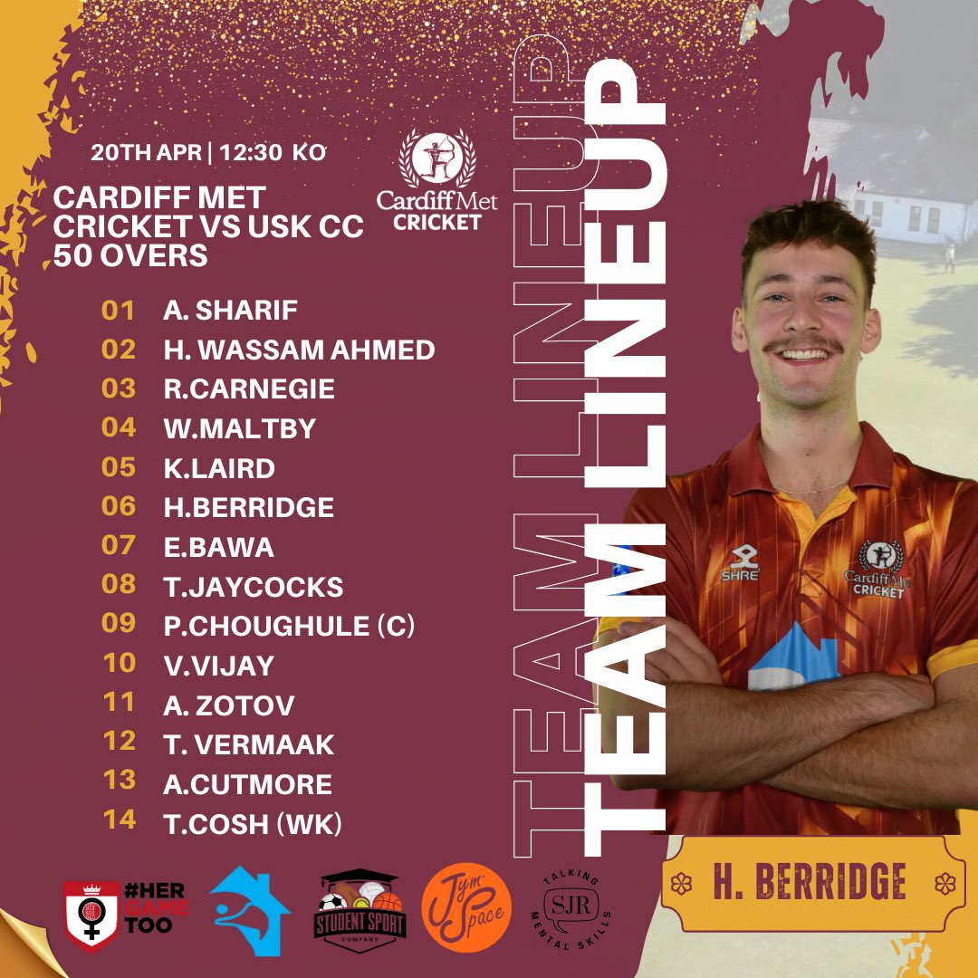 GAME DAY 🏹🏏 Today we travel to @UskCC1857 for our first 50 over game of the preseason A huge thank you to Usk CC ground staff and volunteers for getting today on 🤝 4️⃣👶🏼 Debuts on what looks to be a cracker of a day ☀️ #MaroonAndGold #TheClub