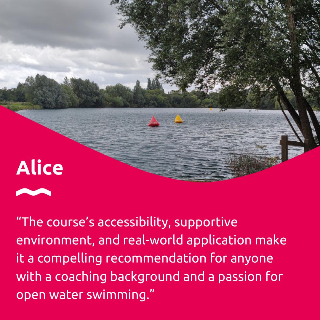 💬'The course’s accessibility, supportive environment, and real-world application make it a compelling recommendation for anyone with a coaching background and a passion for open water swimming.'

Alice's story👉bit.ly/4aZoiSy

#openwaterswimming #openwater #swimming