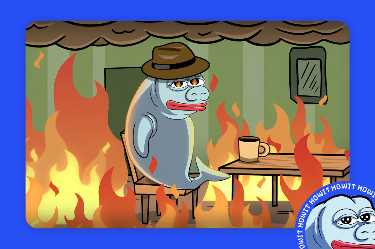 When you aim for the moon but crash-land in clown town. Classic $Howit vibes!