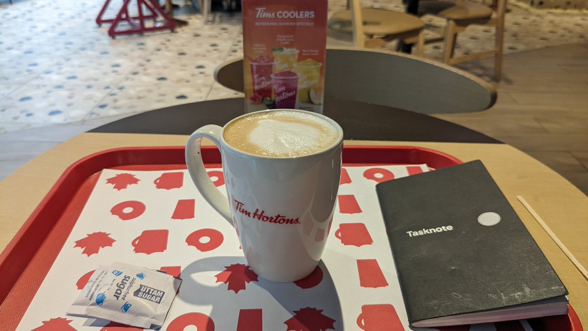 Cheers to good coffee @TimHortons! 

Finally got to try famous Canadian coffee in #NammaBengaluru