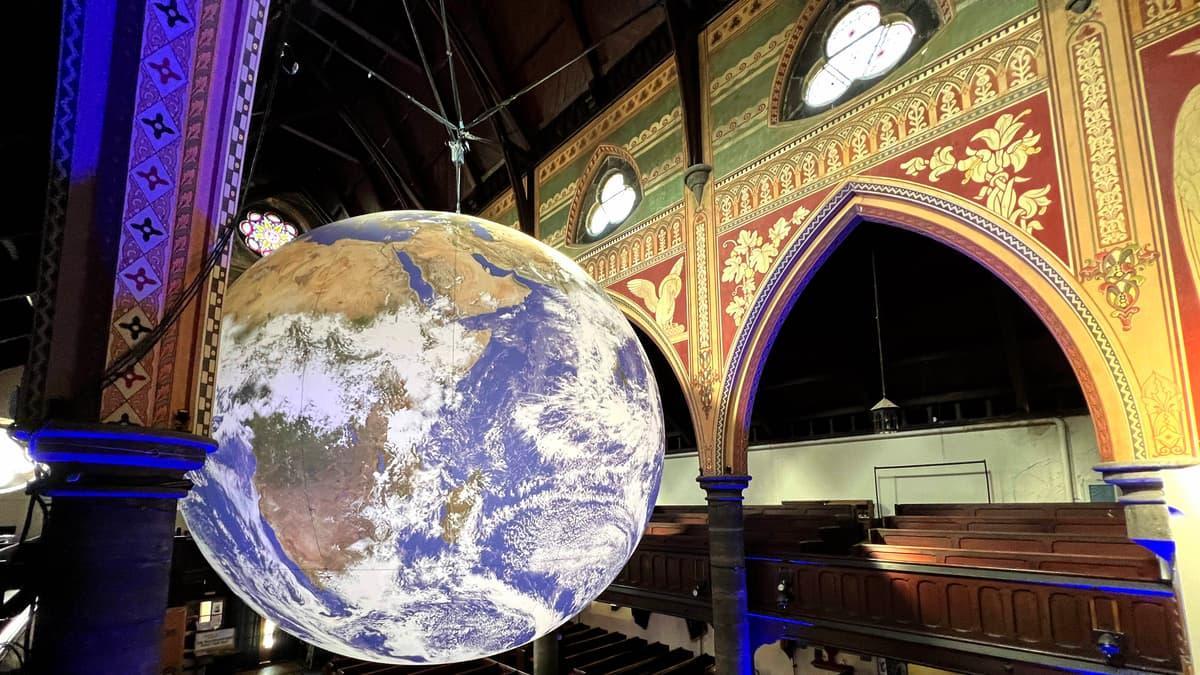 Giant Earth artwork at St Thomas' Church open to public on Saturday iomtoday.co.im/news/giant-ear…