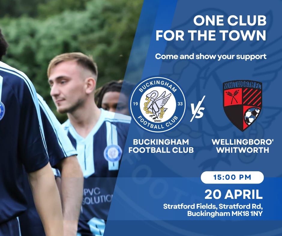 ⚽ Join us for a big day of football on and off the pitch ⚽ Our First Team are home to Wellingborough Whitworth with a 15:00 kick off. @flourmen Full details here: buff.ly/3Umop5l