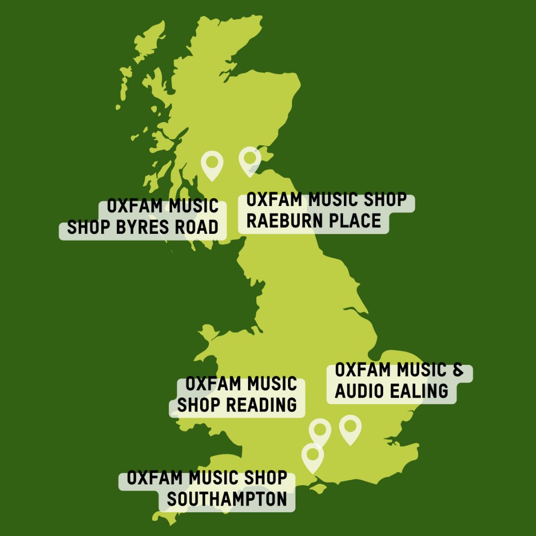 OxfamOnlineShop's tweet photo. Did you know Oxfam has 5 specialist music shops in the UK? 

Consider supporting second hand this #recordstoreday by visiting your local Oxfam or even donating your pre-loved vinyl (to make room in your collections for new ones of course!) 🎶 https://t.co/bqnVMfx18P