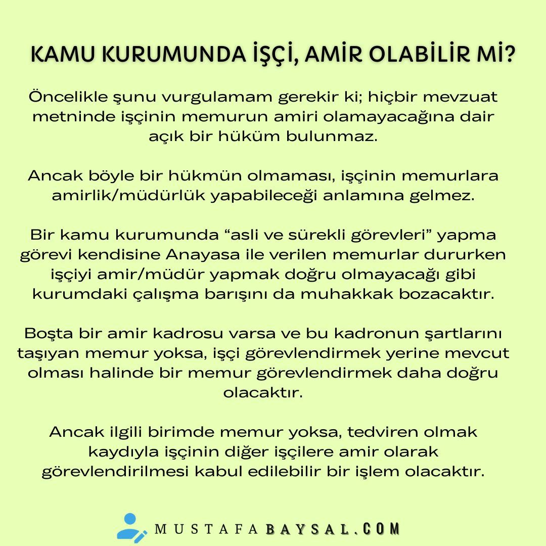 İşçi, memurun amiri olabilir mi?

#işçi #işveren #işkanunu #sgk #sosyalgüvenlik #işmahkemesi #işhukuku #ik #insankaynakları #avukat #smmm #4857 #iş #ofis #mustafabaysal 

mustafabaysal.com/isci-memur-ami…