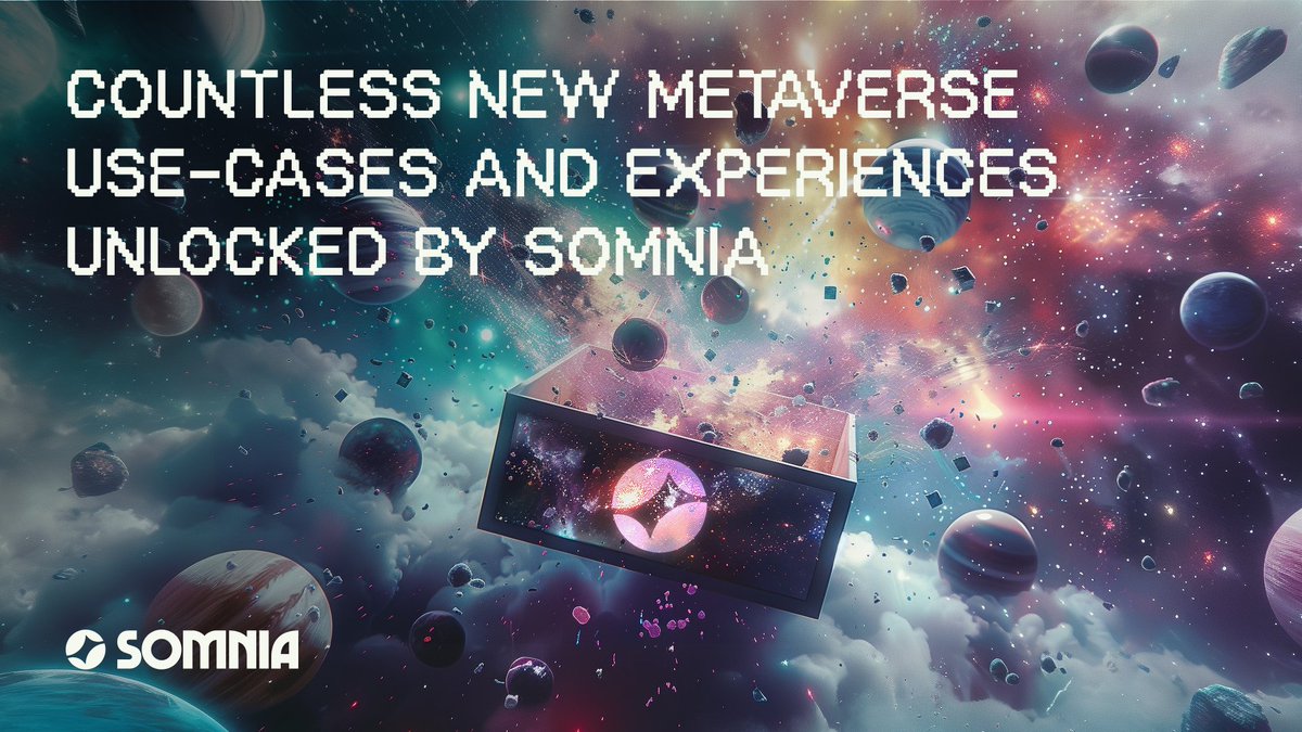 #Somnia opens up a whole new world of possibilities 🌍 making countless new use-cases and experiences possible in the metaverse 👉  somnia.network/somnia-unlocks… 🚀 

You might be surprised by all the cool things that interoperability and scale make possible 😎