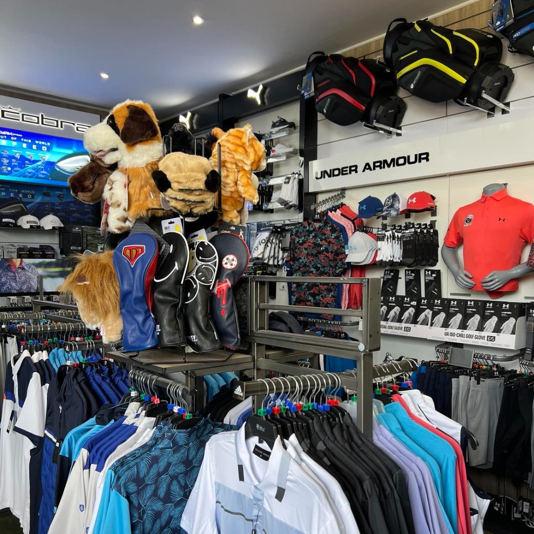 Our golf shop is fully stocked with top class golfing equipment and clothing, make sure you head to our academy building and purchase all things golf! 🏌️⛳
️
Members don’t forget with all items over the value of £10 you get 10% discount.