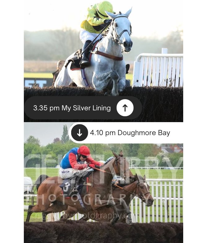 Saturday Runner’s @ayrracecourse 3.35 pm My Silver Lining in the Coral Scottish Grand National Handicap Chase 👉 @jamesbe19813630 rides 4.10 pm Doughmore Bay 👉 @tommy_bells rides #TeamLavelle#goodluck 🍀🤞🐎