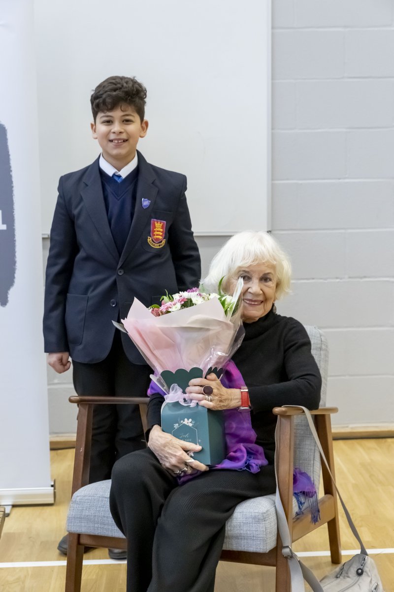 Today is the 95th birthday of the wonderful Ruth Posner BEM, Holocaust survivor and our dear friend. You can read more about her extraordinary life at: het.org.uk/survivors-ruth…. Please #sendhersomelove!