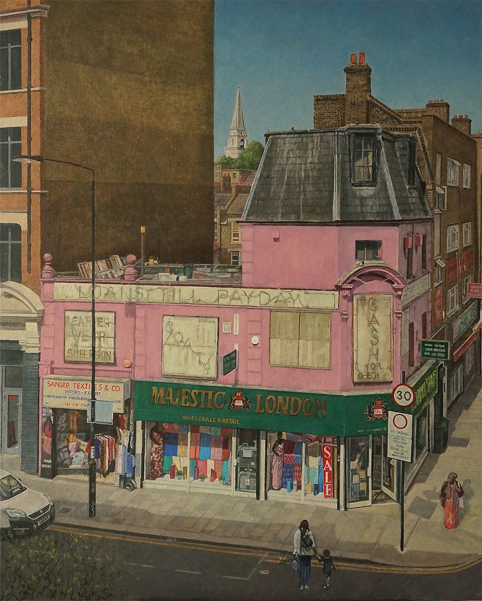 Coming to the #NunneryGallery this October, 'In the footsteps of the East London Group' brings together the historical paintings of the @eastlondongroup with 22 painters from the #urbancontemporariesgroup.

Image: @DFletcherArtist, Lost in Spitalfields 
ow.ly/srWR50RjZrP