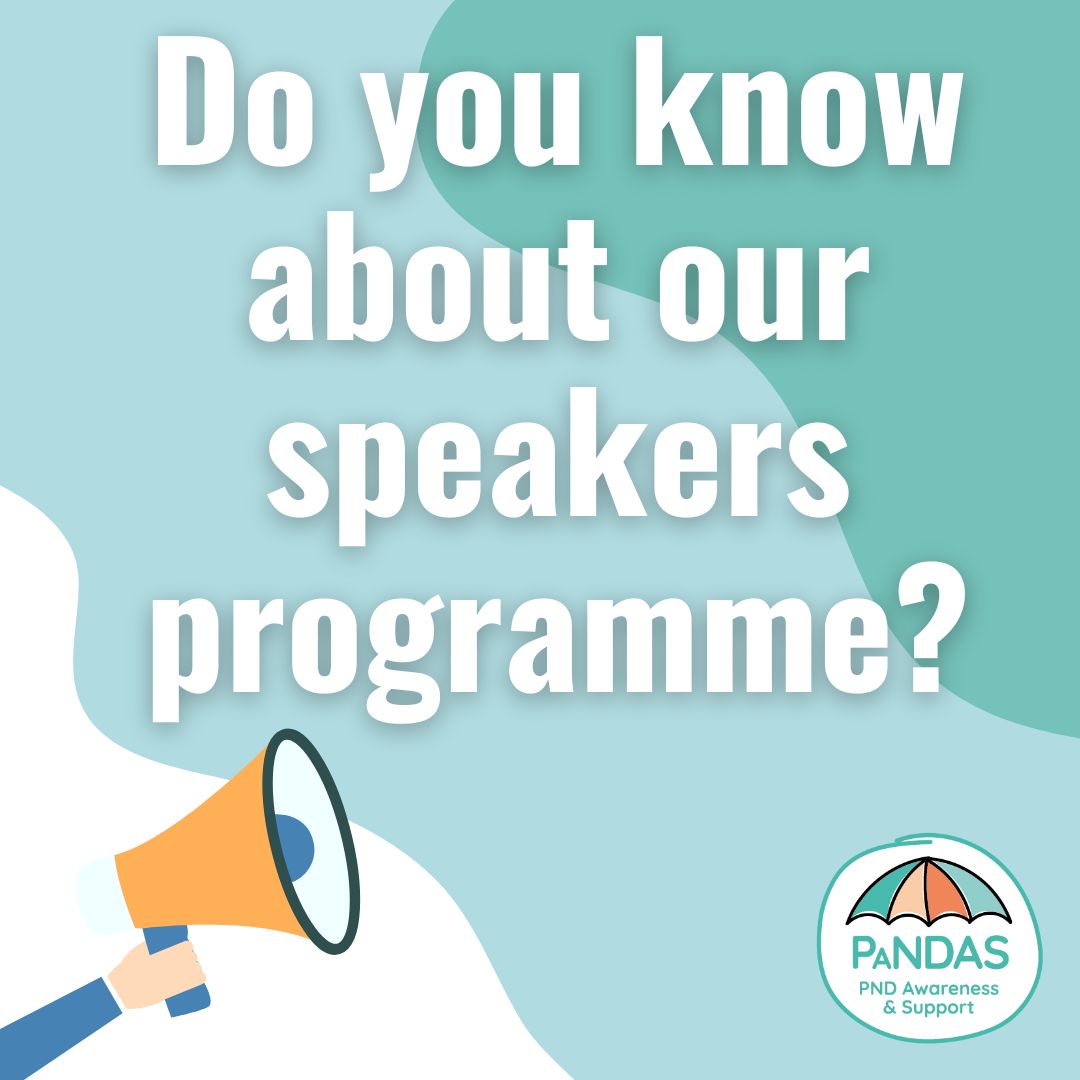 🗣️ PANDAS Foundation speaking programme 📢 Did you know we offer an expert speaker for events? Our training director can give a talk, virtually or in person, on all things perinatal mental health, in return for a donation. For more info email rachel.burn@pandasfoundation.org.uk