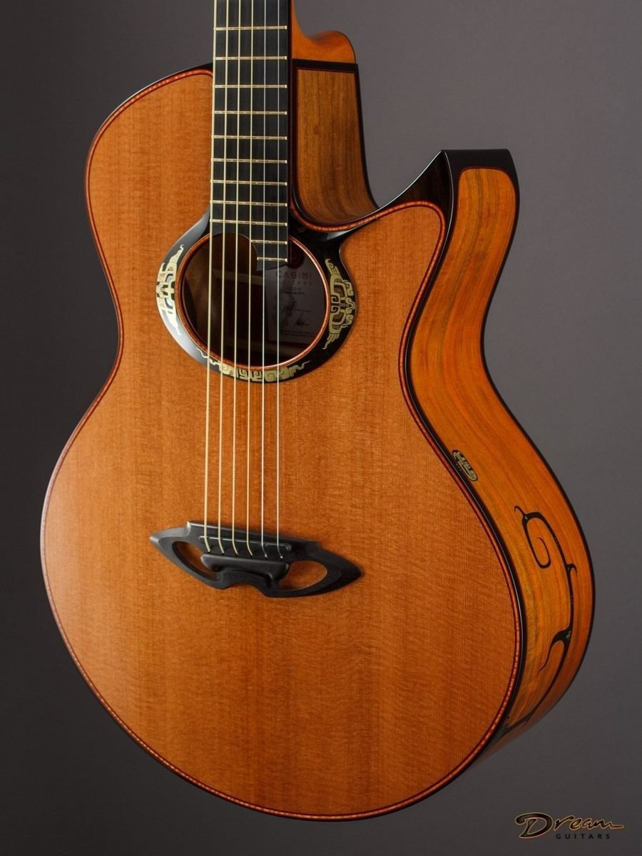 April is International Guitar Month (invented in 1986 by the Guitar and Accessories Marketing Association). Throughout Africa, fine guitars are being made by musician artisans, like the Casimi Guitar crafted by South Africa's Matthias Roux and Mathew Rice. CONT 1/4