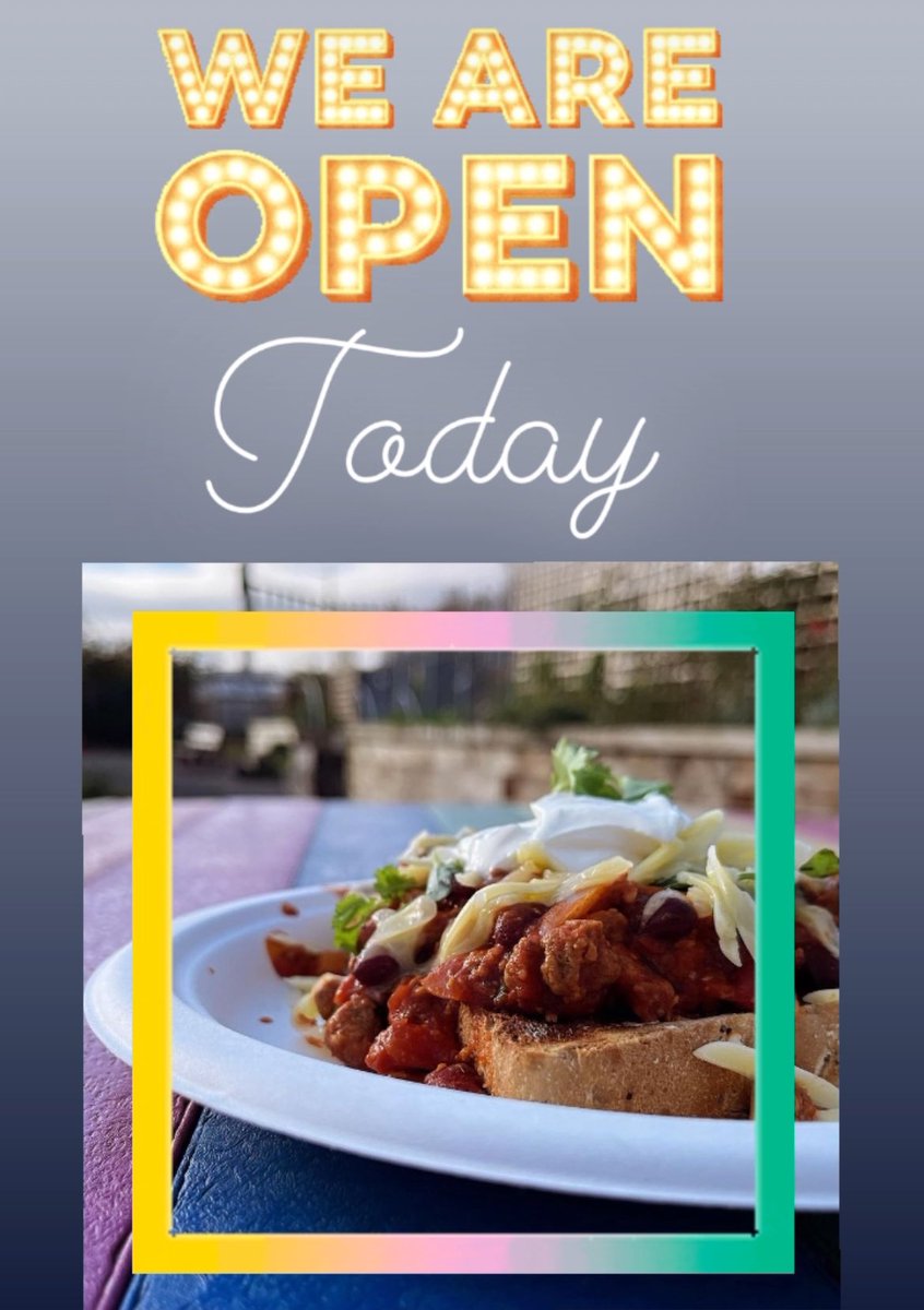 Pop along to Railway Gardens today ~ open from 11am to 3pm 
Some delicious food on toast <a href="/BeMoreSquirrel/">Green Squirrel</a> <a href="/railwaygardens/">Railway Gardens</a> @BoneYardCardiff