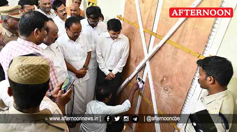 EVMs kept in strong room
Read more: afternoonnews.in/article/evms-k…

#EVMs #Kept #StrongRoom #CoimbatoreNews #DigitalNews #NewsOnline #LocalNews #TamilNews #TNNews #epaper #facebooknews #instanews #afternoonnews