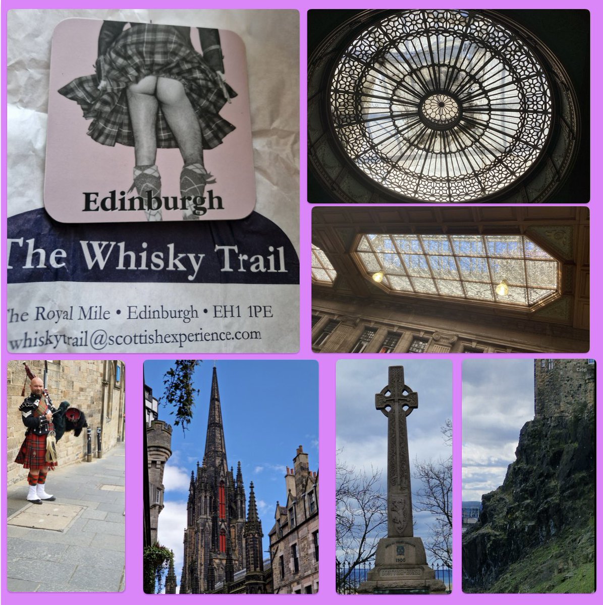 #HelloAgain #TwitterFriends a few more from yesterday’s adventure in Edinburgh 🥰 the first one reminds me of someone but I can’t think who 😂 #WaverleyStation #ILoveScotland #SaturdayFunday