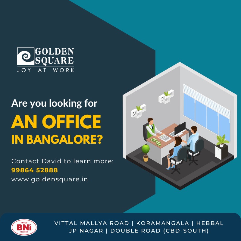 Setting up an office in Bangalore?
Here's your one point of contact-

Focus on the business you do best,
We'll take care of the rest!

bit.ly/451ddgH 

#OfficeRegistration #GoldenSquare #meetingrooms #FlexibleWorkspace #officespaceavailable #entrepreneur #startup