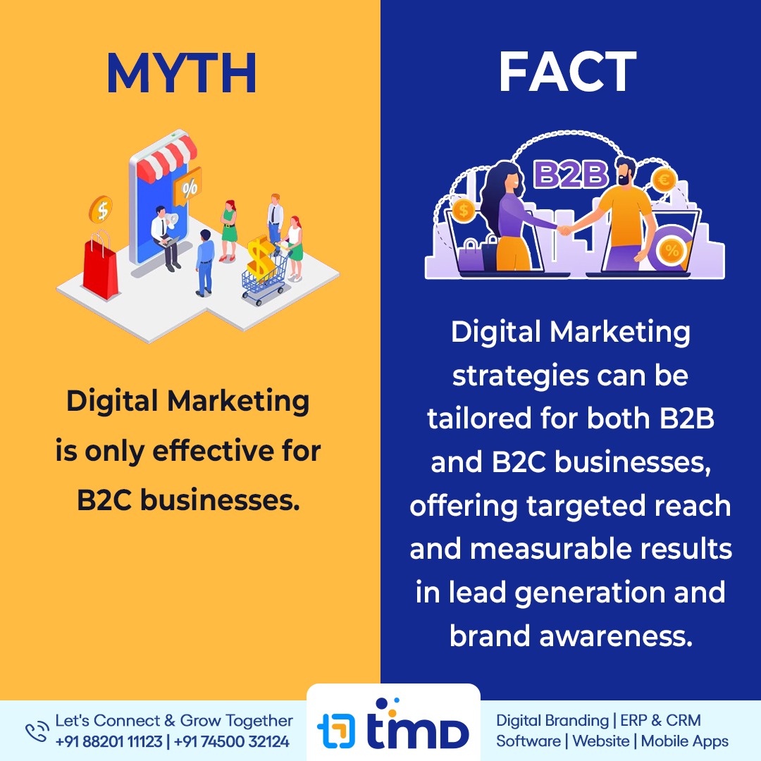 Digital marketing fuels success for B2B and B2C. Precise strategies drive reach, leads, and brand awareness. It's about impact. Embrace its power and thrive.

#TimD #TimDigital #DigitalMarketingStrategy  #b2bmarketing #B2C #brandawareness #DigitalizeYourGoal #LetsGrowTogether