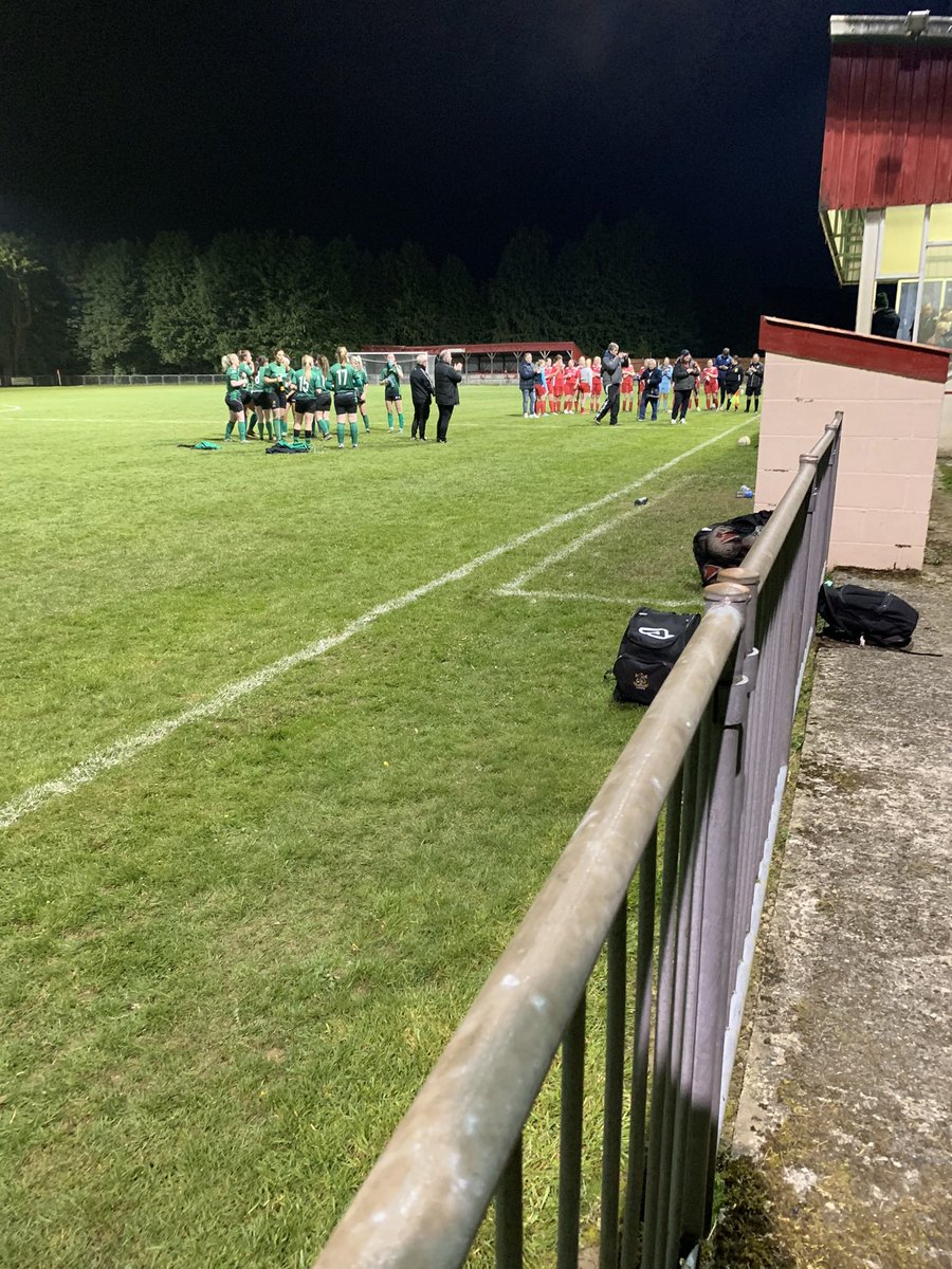 Very entertaining evening watching @AberTownWomen against Llanfair United in a cup final! Surely @xkellythomasx has got another year left after that?