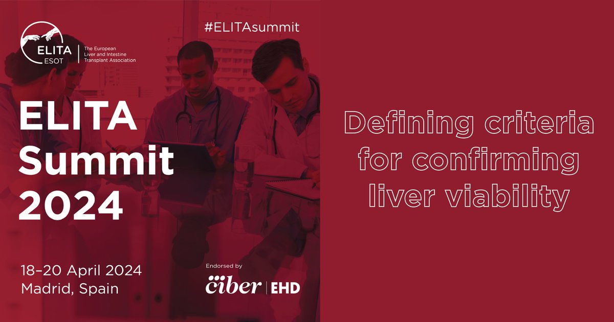 ESOTtransplant (@esottransplant) on Twitter photo It's the last day of the #ELITAsummit and we're starting off with the Consensus session 𝗗𝗲𝗳𝗶𝗻𝗶𝗻𝗴 𝗰𝗿𝗶𝘁𝗲𝗿𝗶𝗮 𝗳𝗼𝗿 𝗰𝗼𝗻𝗳𝗶𝗿𝗺𝗶𝗻𝗴 𝗹𝗶𝘃𝗲𝗿 𝘃𝗶𝗮𝗯𝗶𝗹𝗶𝘁𝘆 chaired by <a href="/HartogHermien/">Hermien Hartog</a>
- Overview of liver physiology and function in vivo w/ <a href="/daniele_dondo/">daniele dondossola</a>
- It's the last day of the #ELITAsummit and we're starting off with the Consensus session 𝗗𝗲𝗳𝗶𝗻𝗶𝗻𝗴 𝗰𝗿𝗶𝘁𝗲𝗿𝗶𝗮 𝗳𝗼𝗿 𝗰𝗼𝗻𝗳𝗶𝗿𝗺𝗶𝗻𝗴 𝗹𝗶𝘃𝗲𝗿 𝘃𝗶𝗮𝗯𝗶𝗹𝗶𝘁𝘆 chaired by <a href="/HartogHermien/">Hermien Hartog</a>
- Overview of liver physiology and function in vivo w/ <a href="/daniele_dondo/">daniele dondossola</a>
-