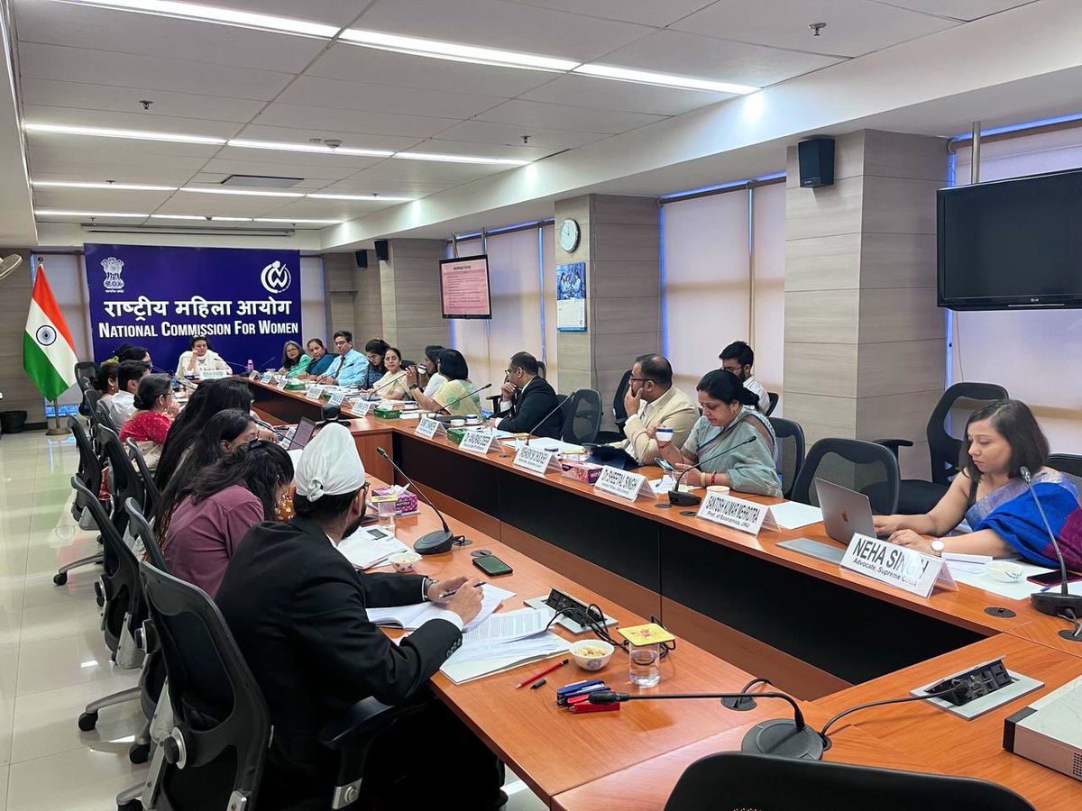 NehaSiingh_'s tweet photo. I was invited by the @NCWIndia (NCW) to contribute as an Expert Member for their annual Law Review, 2024-25. As part of this esteemed panel, I’ll be closely examining existing legislation affecting women and recommending amendments to enhance legal safeguards. https://t.co/y1Q9RXe1Tg
