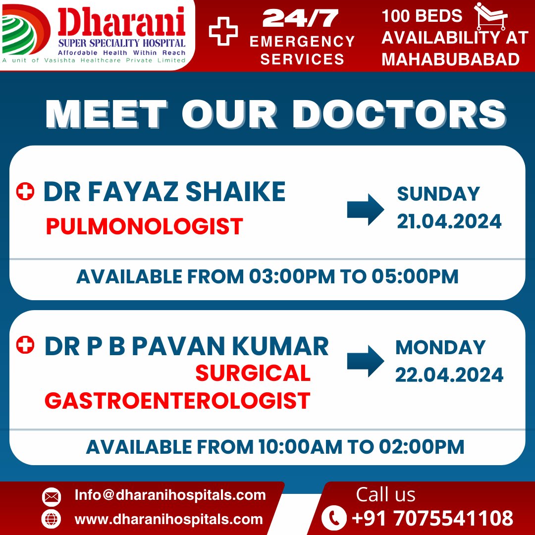 #dharanisuperspecialityhospital

Meet our exceptional team of doctors committed to your health.
#Doctors #MedicalExperts #HealthcareProfessionals #ExpertMedicalTeam #SpecialistDoctors #HealthcareExcellence #MeetTheDoctors #MedicalSpecialists #HealthcareLeaders #MedicalSkills