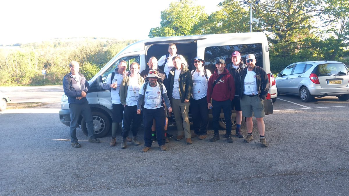 The walkers leave Bathampton for Chippenham as the finishing line is just 11 miles away!