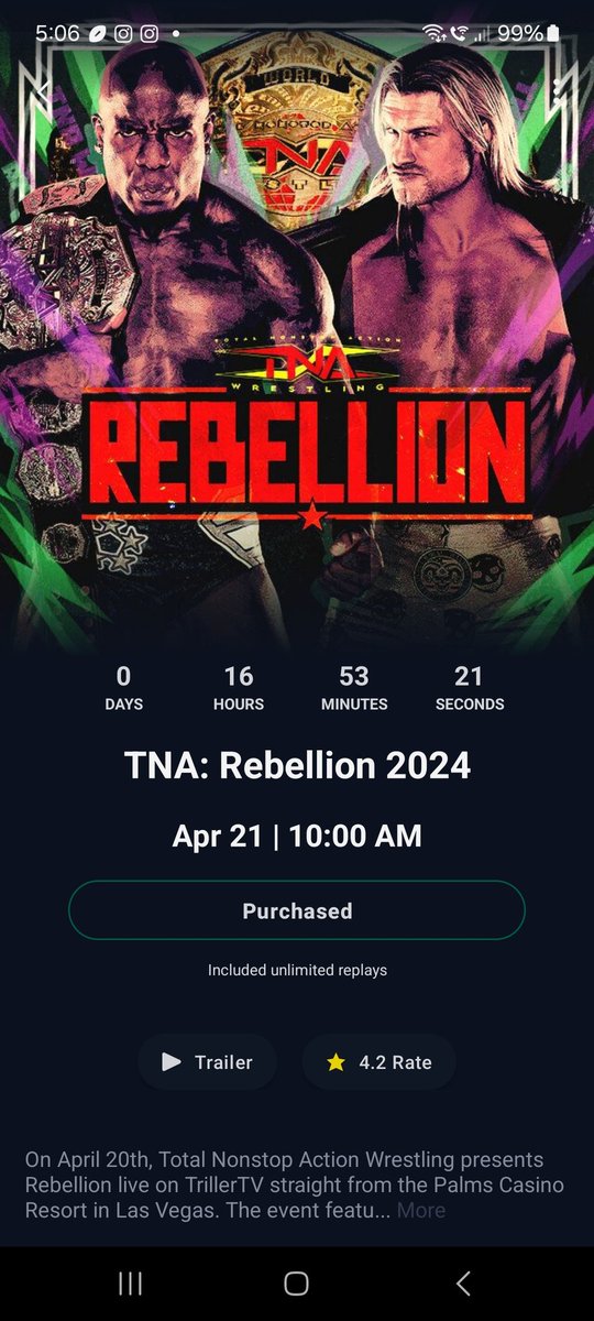 I can't wait to watch this PPV all the way from Melbourne, Australia #TRUSTTHESYSTEM @NikolaR91 @Josh_Conder #TNA #Rebellion @ThisIsTNA