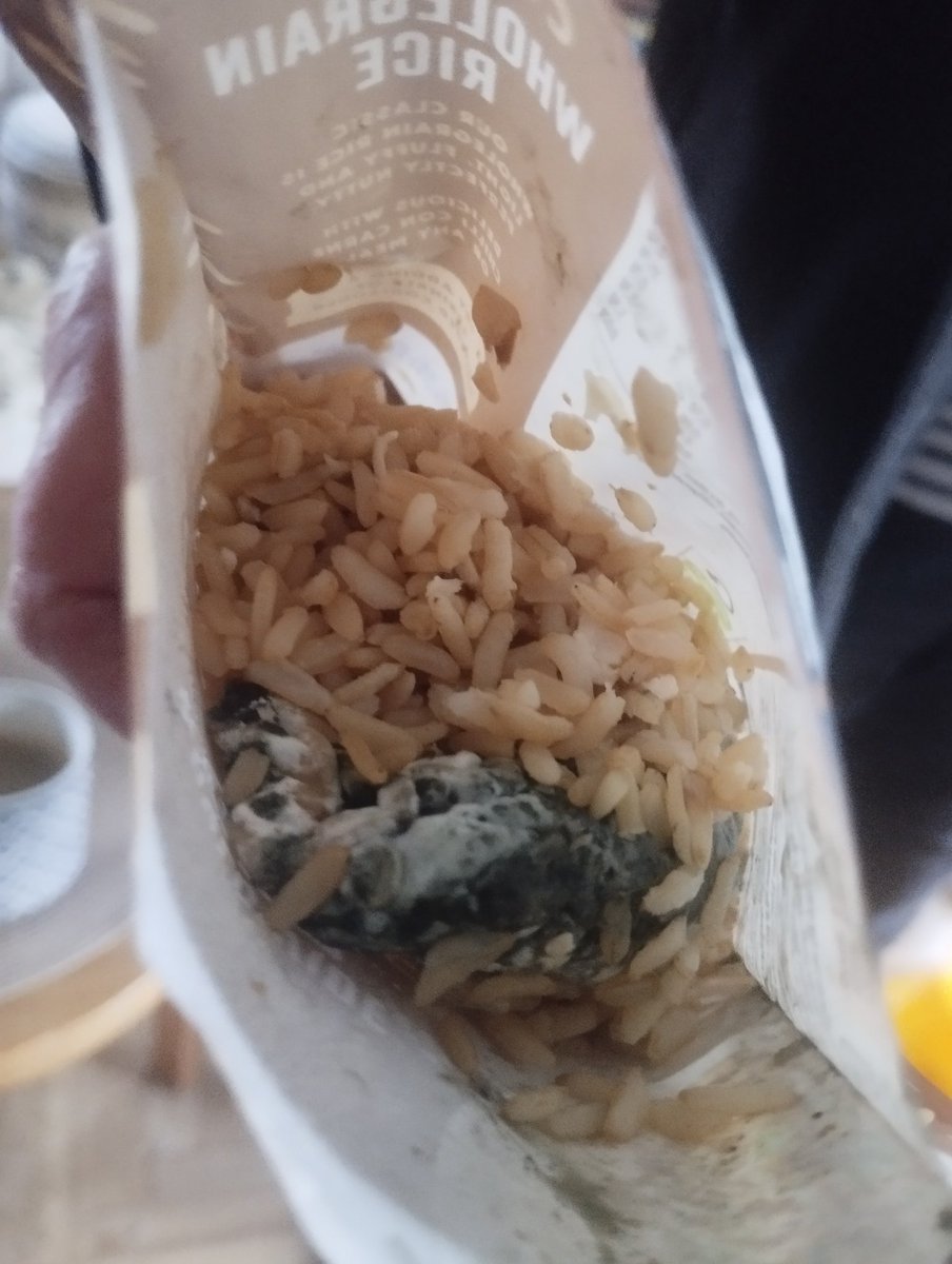 Found this in an Aldi rice bag 🤮