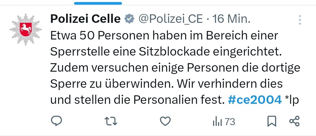 DerCptn's tweet photo. #ce2004 In Unterlüß gab's schon die ersten Blockadeversuche. https://t.co/nhVAI5TWBU