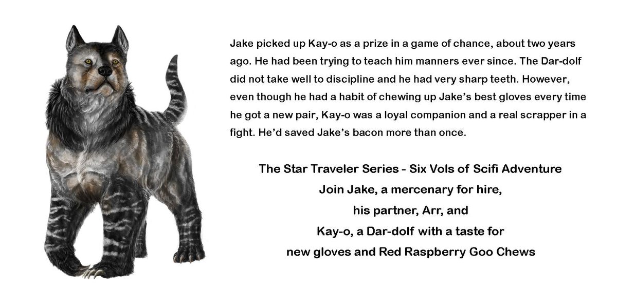 Meet the Hairiest member of The Star Traveler Series tinyurl.com/jgxj3oc TY for RT #scifi #SFRTG