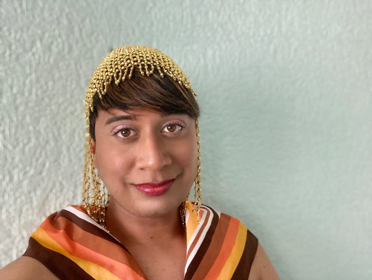 ARTIST ANNOUNCEMENT! 🏳️‍⚧️🌈🎉 Vish! (they/them) Vish is the 'Queer ethnic Miss world' giving us some delightful comedy/spoken word. BQP 22nd June, Cardiff
