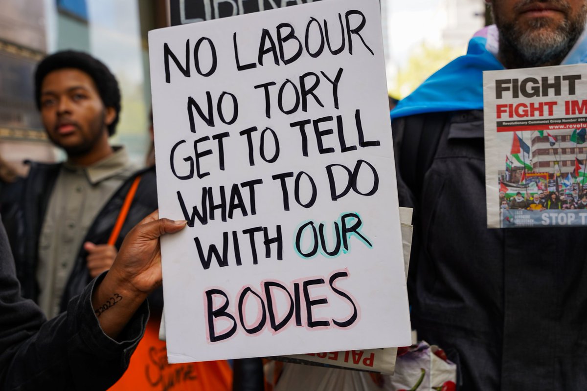 @S3xTheoryDee 'No labour, no tory, get to tell what to do with our bodies'