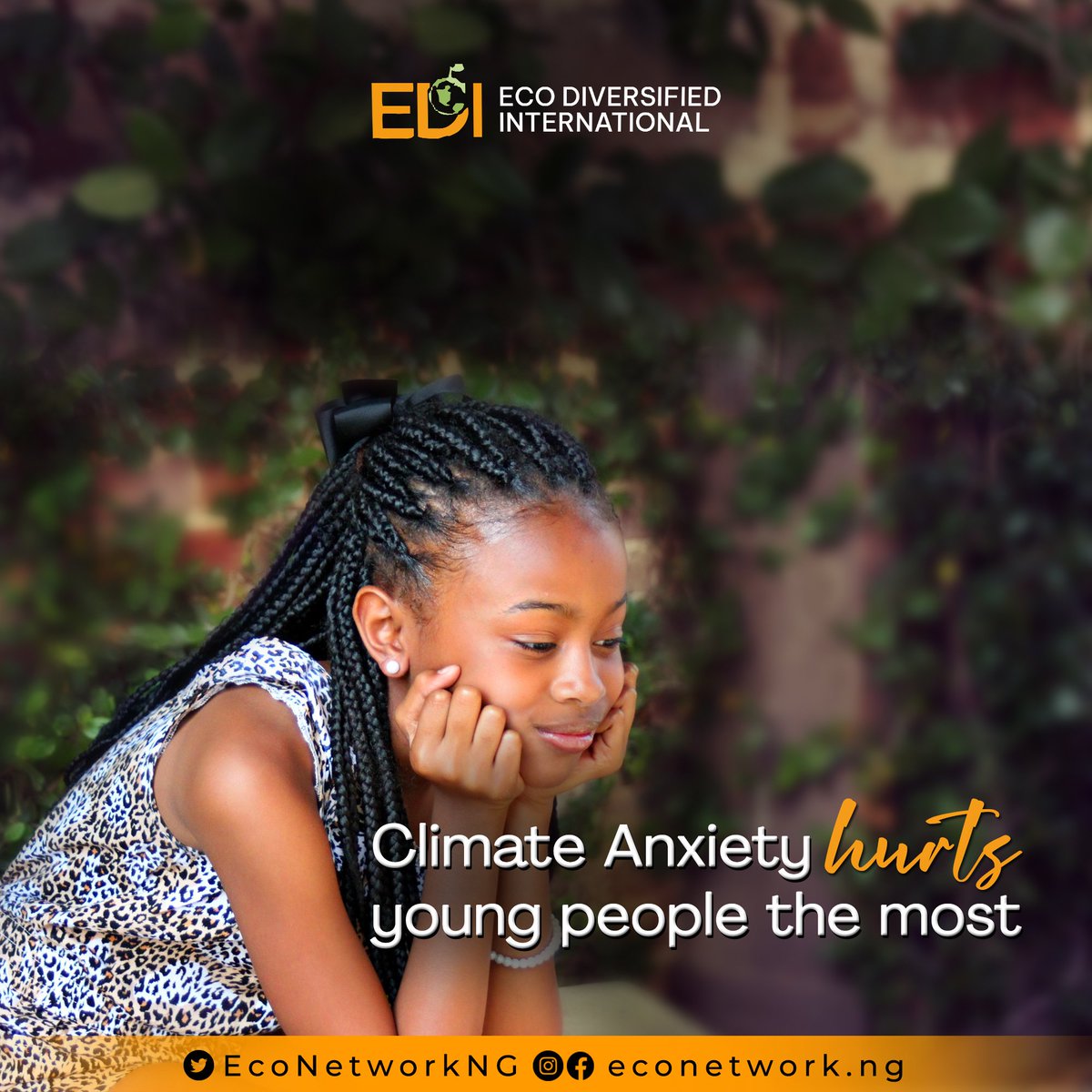 Climate anxiety hits hardest among the youth, but together, we can turn fear into action for a brighter, sustainable future. 🌍💚 

#ClimateActionNow #youthpower 
 #climateanxiety  #SustainableFuture
 #ClimateChangeAction #TogetherWeCan #Tunde58hoursofChess