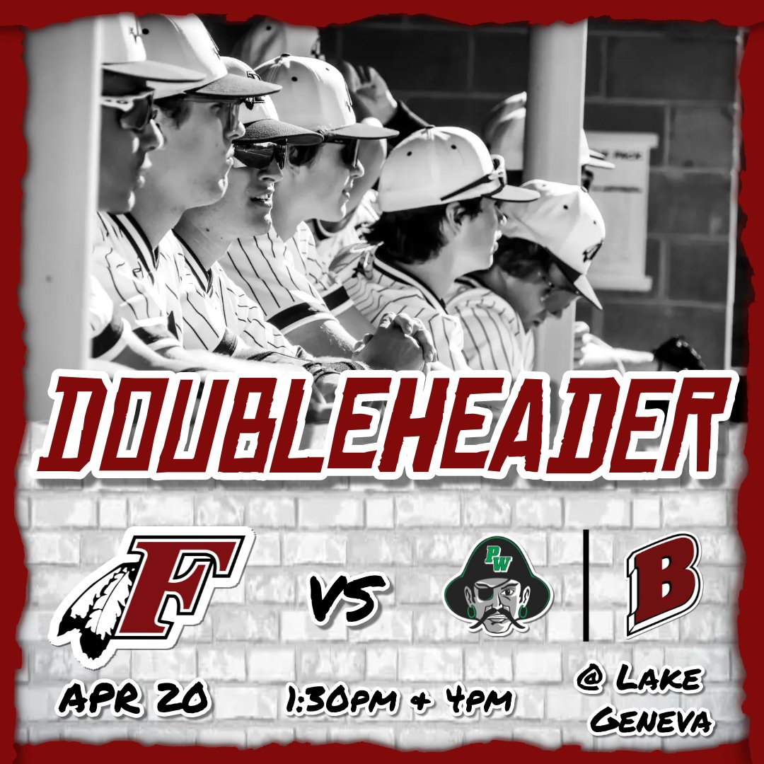 MFallsBaseball's tweet photo. ⚾️ GAMEDAY DOUBLEHEADER! ⚾️ 

The FALLS travel to Lake Geneva Badger High School to play ✌️ games today. Game #1 vs Port Washington starts at approximately 1:30pm. Game #2 vs Lake Geneva Badger will follow directly after at around 4:00pm.

#GoFalls #TeamTogether #Team103 https://t.co/ILPjQ5nZGN