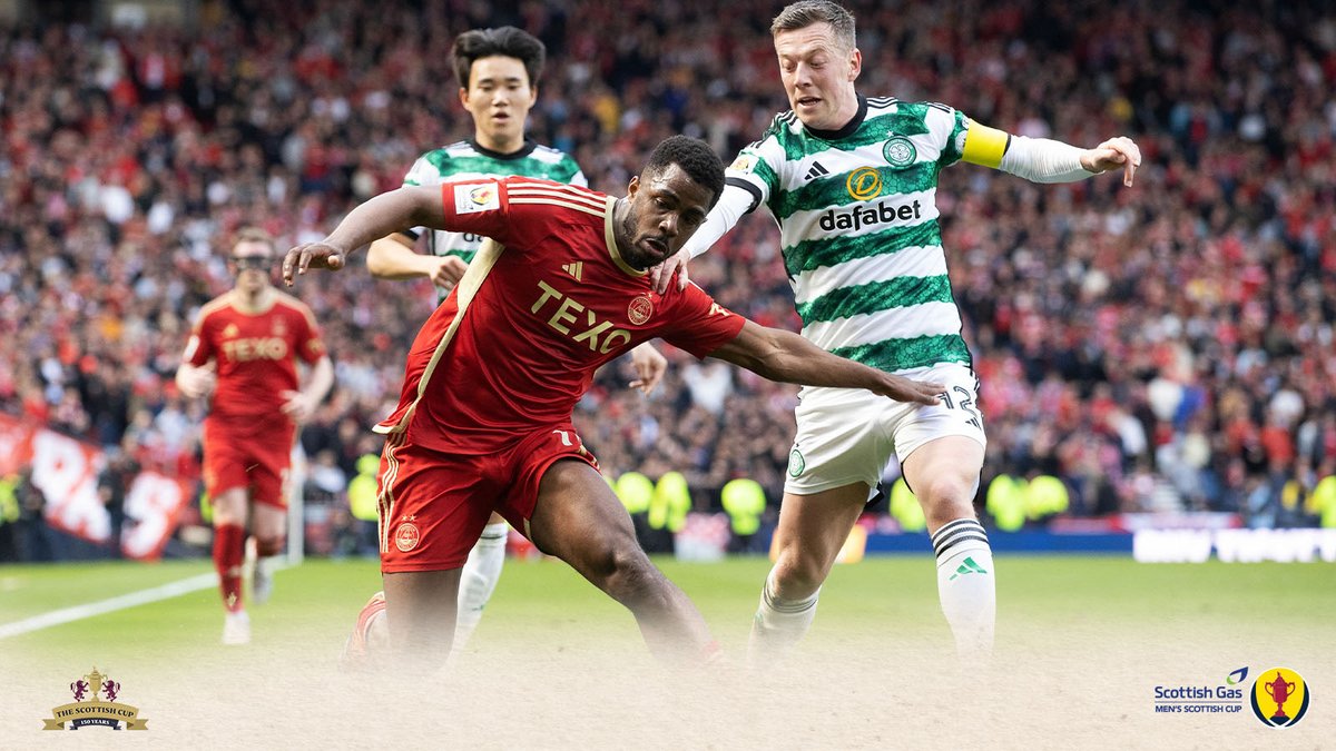 Back under way at @HampdenPark for the second half.

#ScottishCup