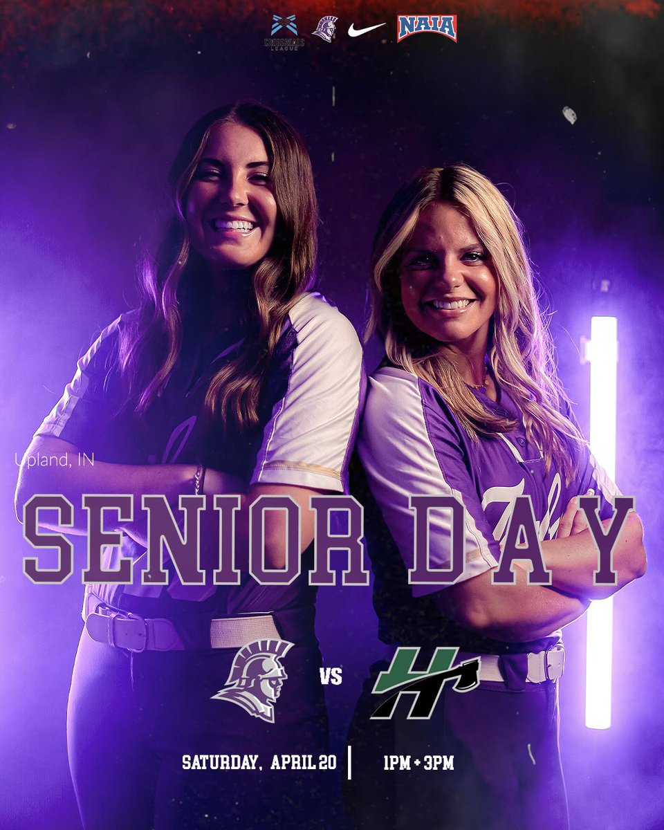 TaylorUSoftball's tweet photo. ✨Senior Day✨

Join us at 12:30pm when we celebrate our 3 seniors at Guda! 

🆚- Huntington
🕤- 1:00pm/3:00pm
📍- Upland, IN
🎥- https://t.co/j4dTKFqMmt https://t.co/JrtMJNyMqZ